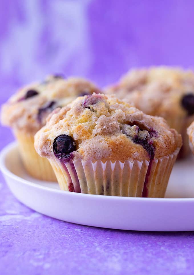 BEST Ever Blueberry Muffins (Bakery-Style) - Sweetest Menu