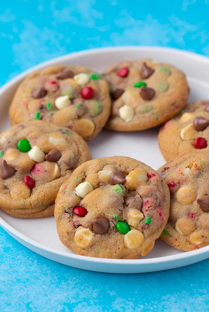 A plate of Christmas Cookies