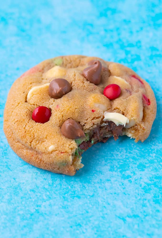 A Christmas Cookie with a bite taken out of it