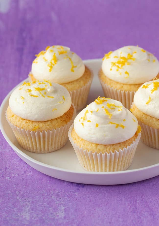 The Best Lemon Cupcakes Ever - Sweetest Menu
