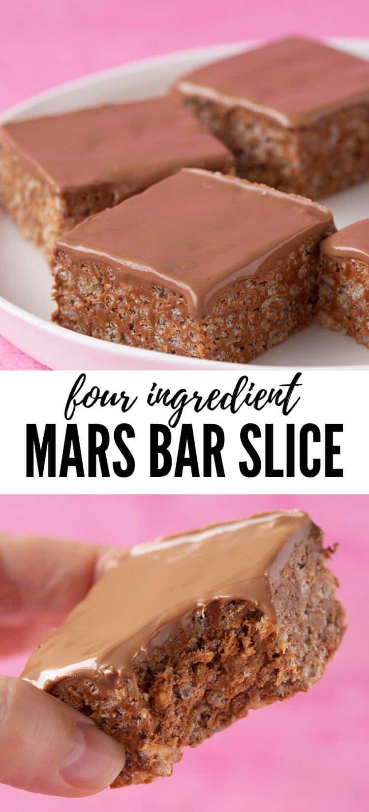 Best Ever Mars Bar Slice (4 Ingredients) Sweetest Menu