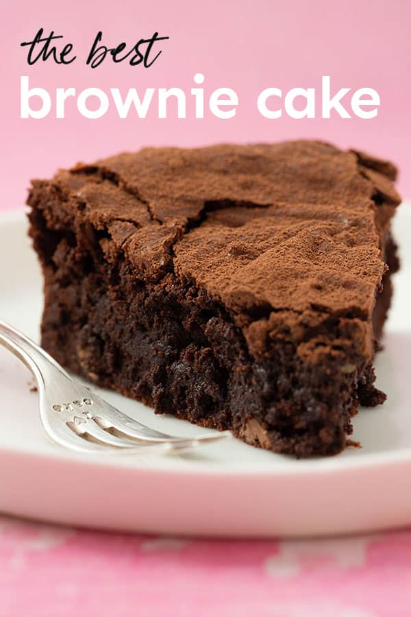 Best Ever Brownie Cake (So Fudgy) Sweetest Menu