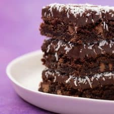 Chocolate Coconut Slice-image
