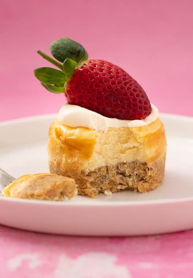 Easy Mini Vanilla Cheesecakes (From Scratch) Sweetest Menu