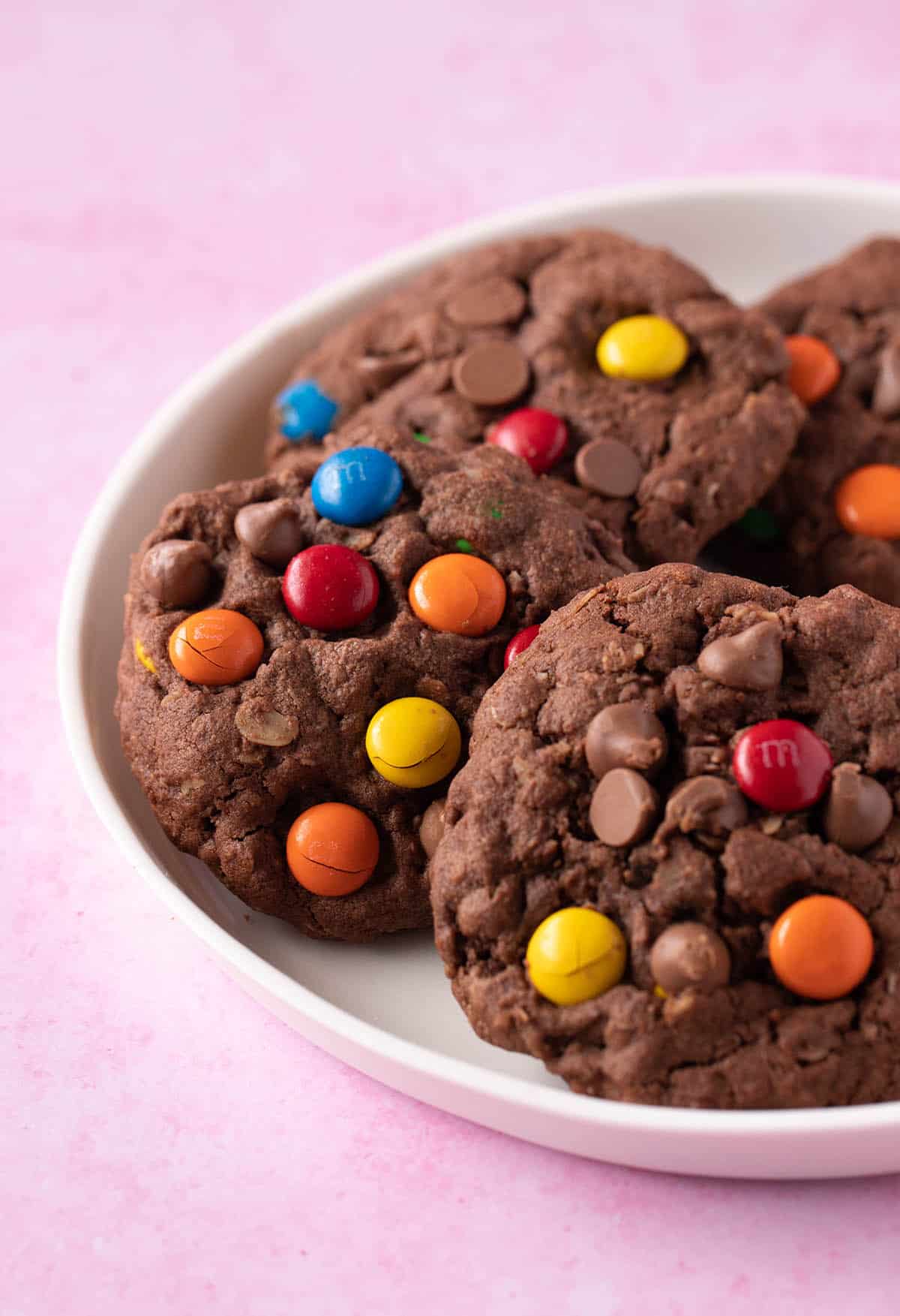 Chocolate Monster Cookies [www.sweetestmenu.com]