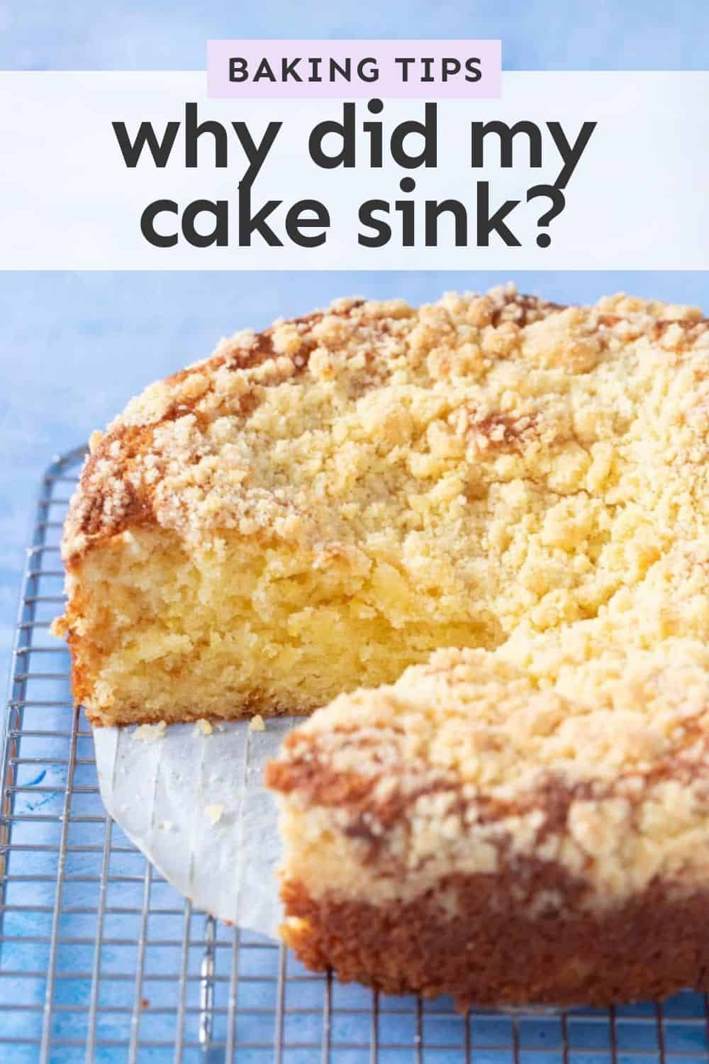 Why Did My Cake Sink? 7 Reasons Why Sweetest Menu