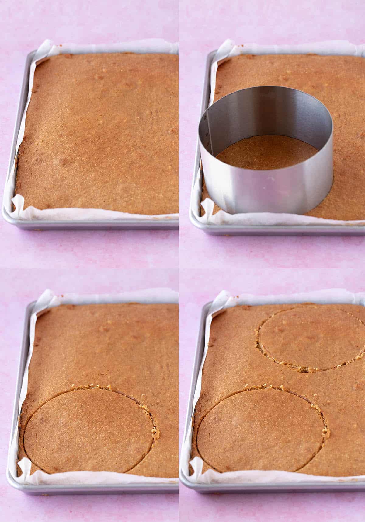 A tutorial on how to make a Milk Bar style layer cake out of a sheet pan.