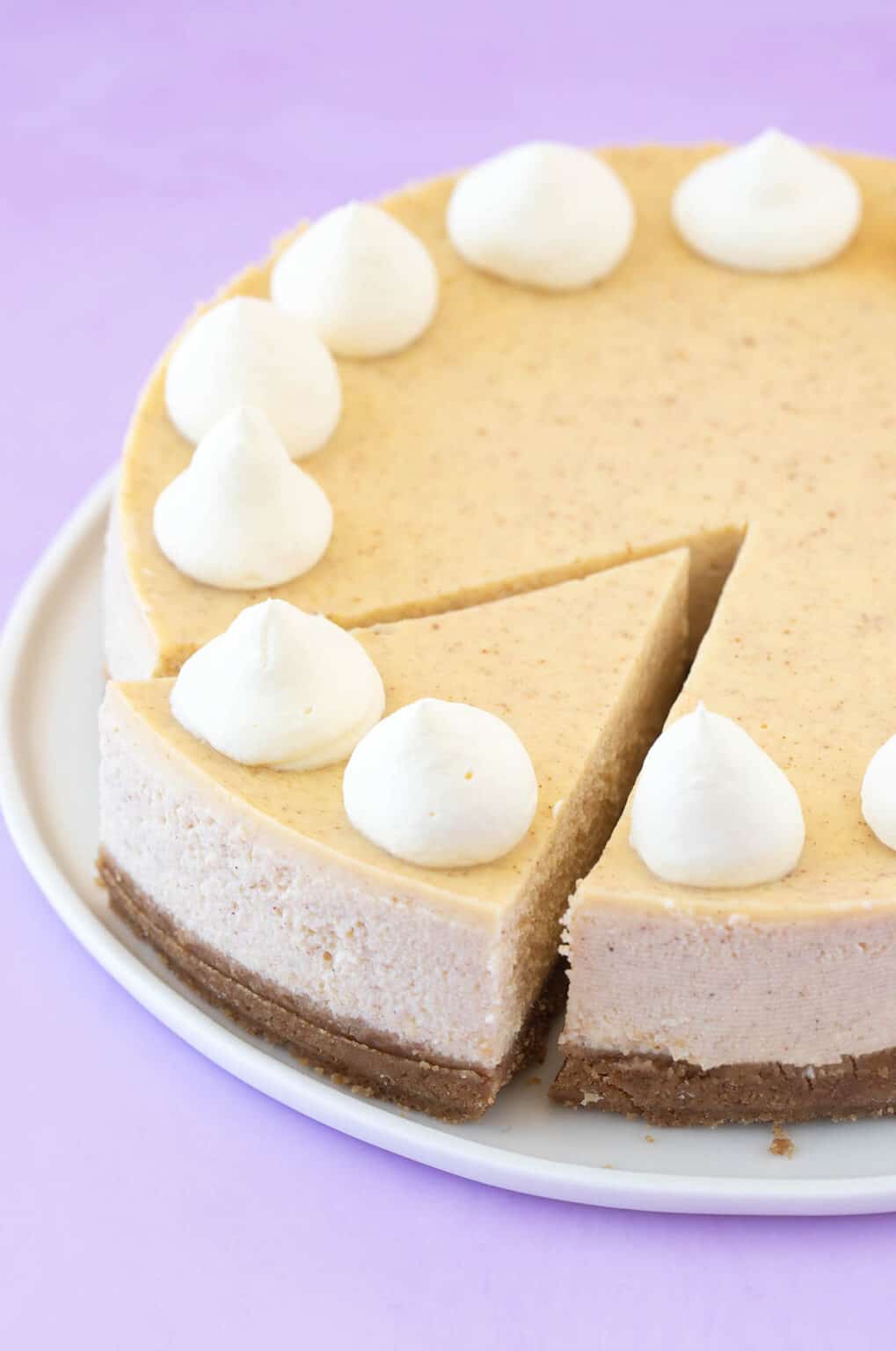 Baked Eggnog Cheesecake Sweetest Menu