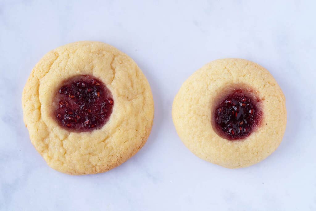 Perfect Jam Drops (Thumbprint Cookies) Sweetest Menu