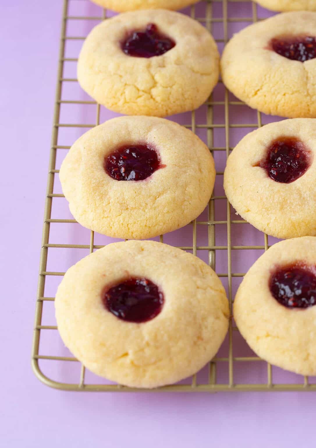 Perfect Jam Drops (Thumbprint Cookies) Sweetest Menu