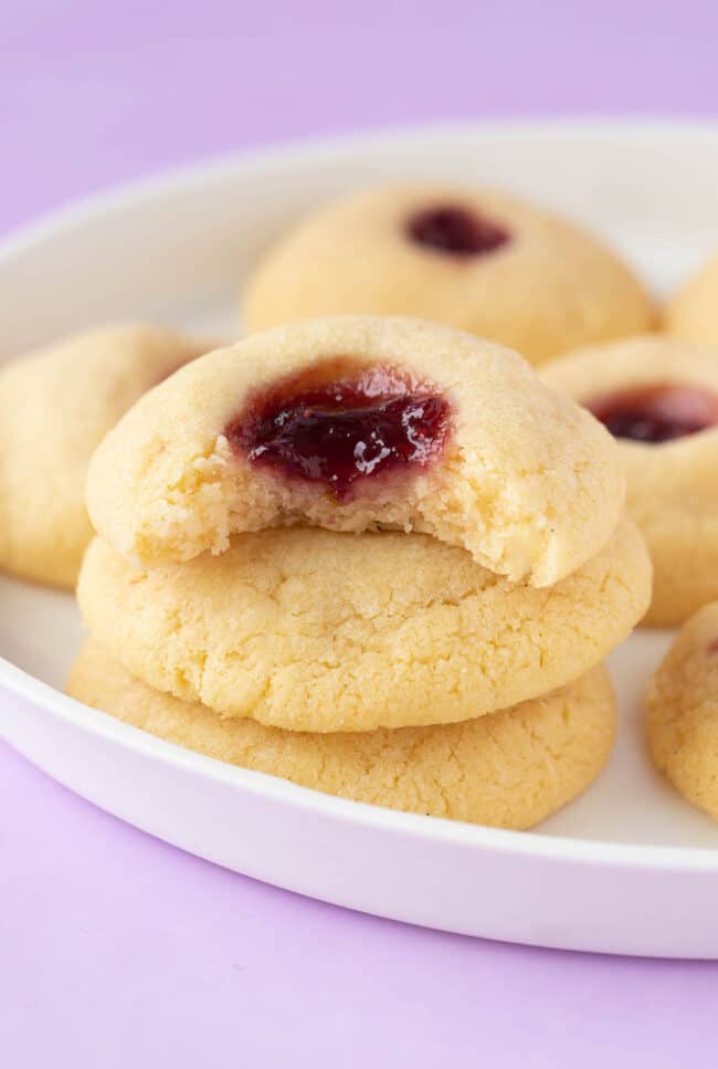 Perfect Jam Drops (Thumbprint Cookies) Sweetest Menu