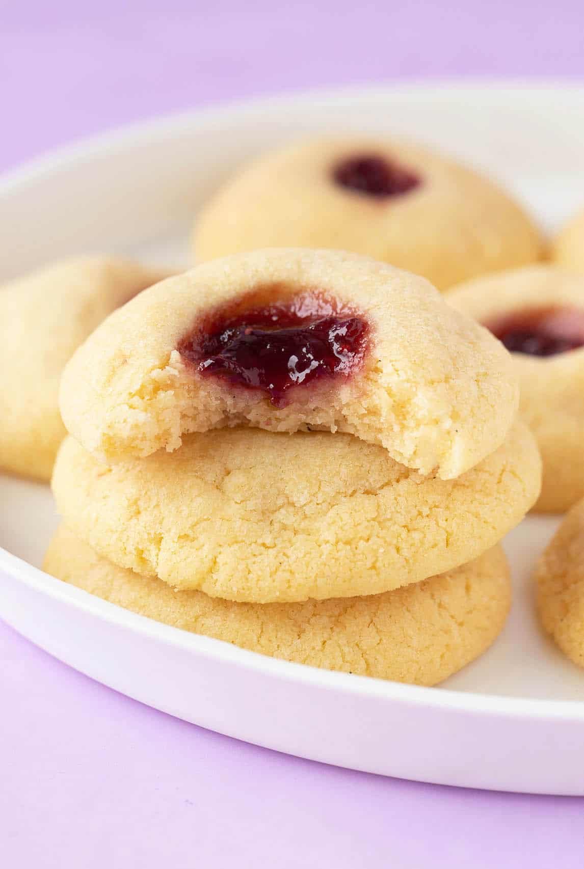 Perfect Jam Drops (Thumbprint Cookies) Sweetest Menu
