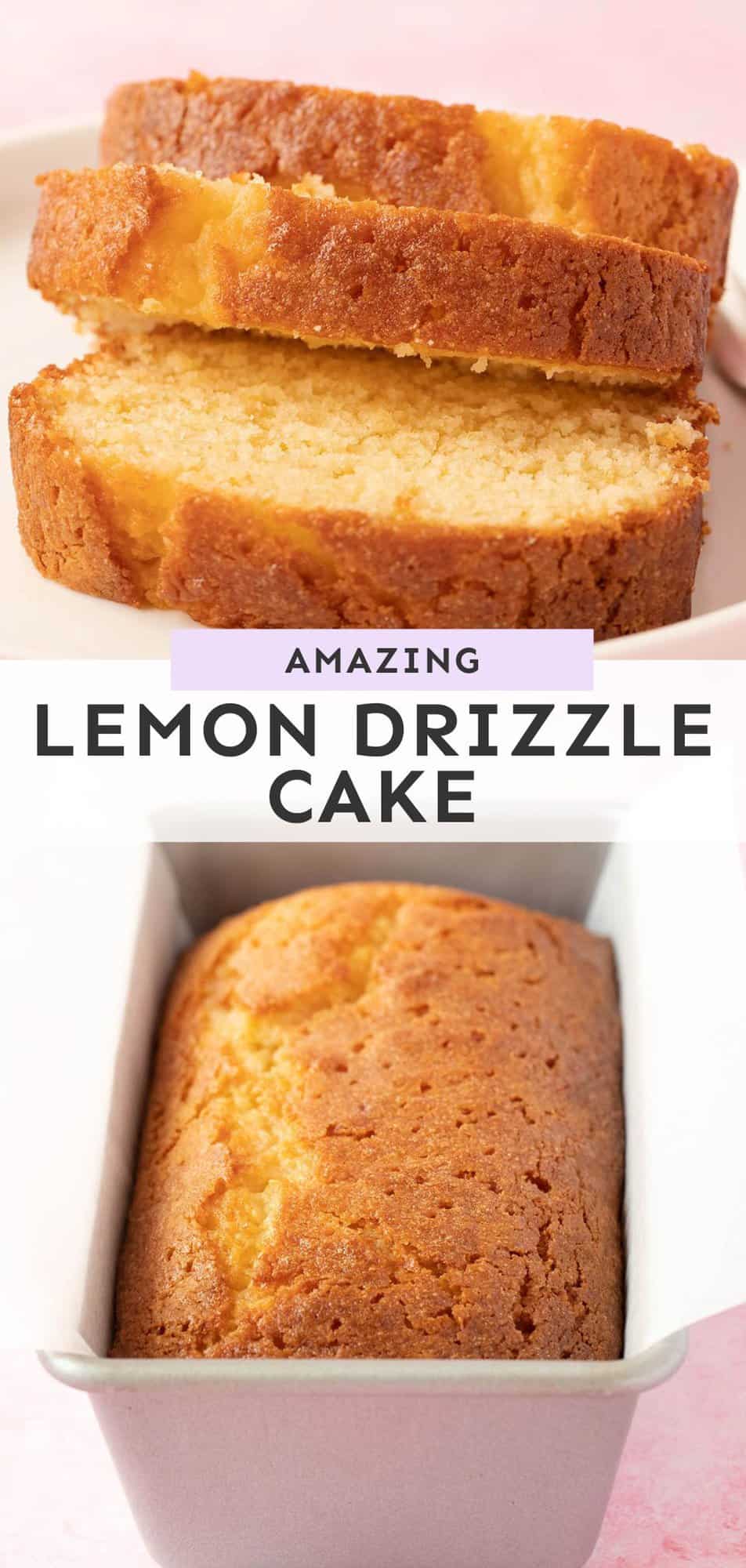 The BEST Lemon Drizzle Cake Sweetest Menu