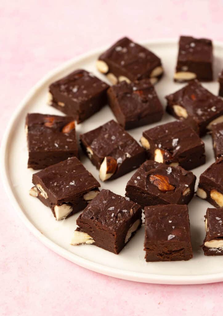 The EASIEST Chocolate Almond Fudge Sweetest Menu
