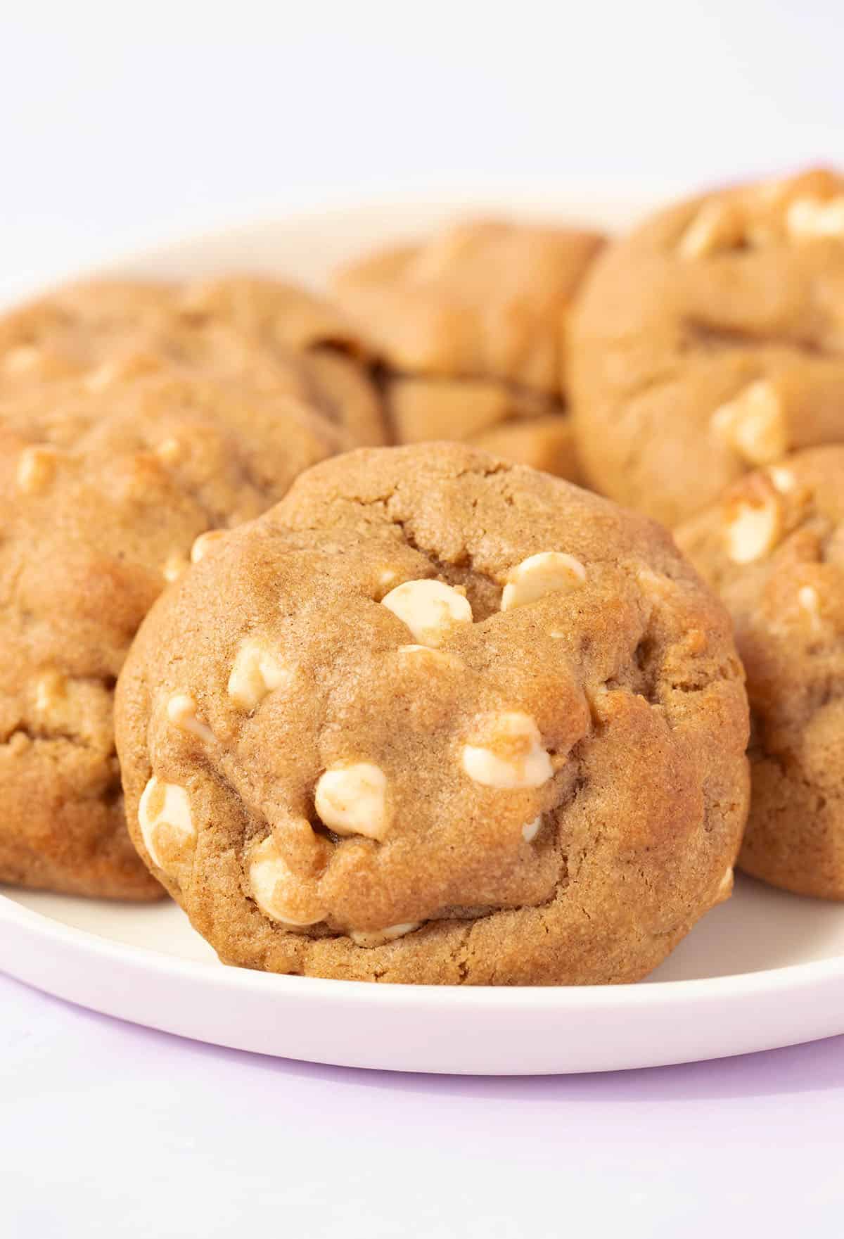 A plate of thick Gingebread Cookies made from scratch. 