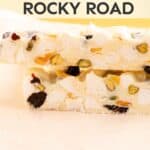 Beautiful homemade Pavlova Rocky Road