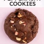 Peppermint chocolate cookies pin