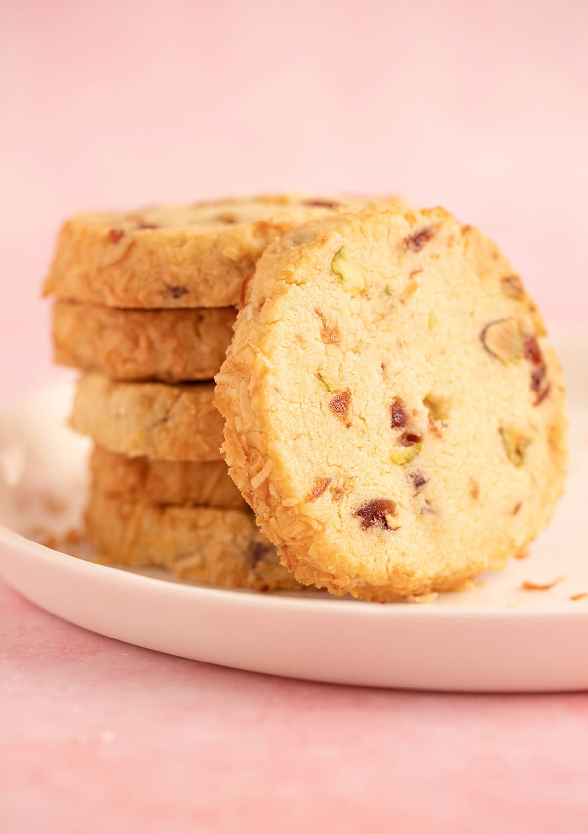 Golden Santa's Whisker's Cookies shimmering in the sunlight. 