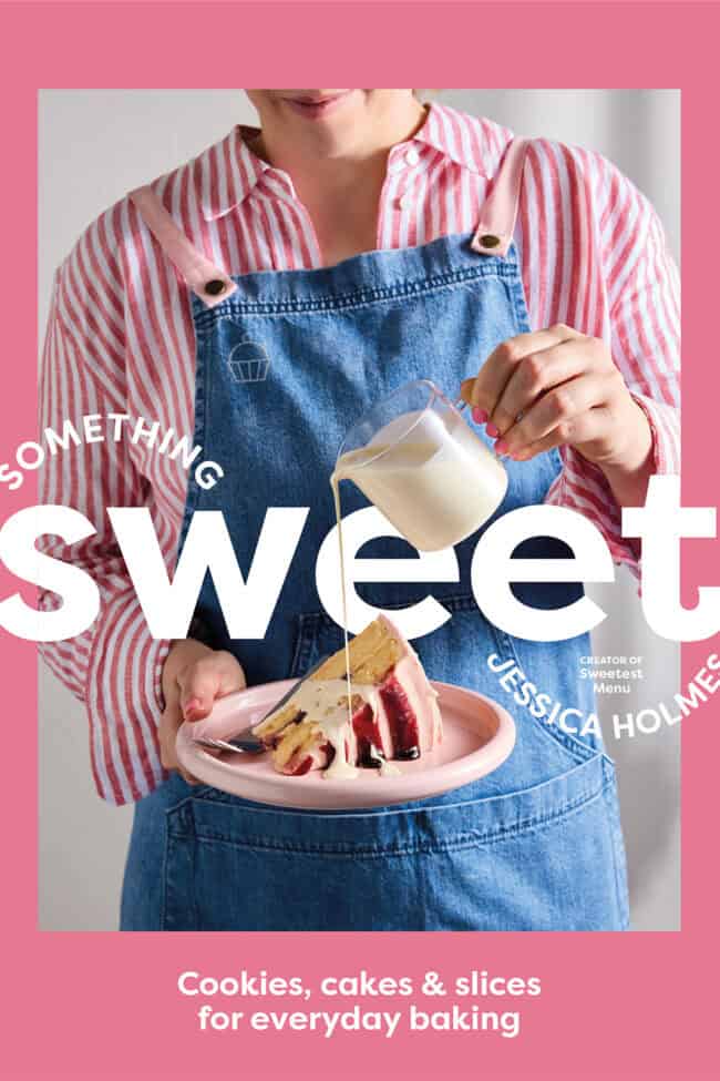 The beautiful cover of Something Sweet by Jessica Holmes
