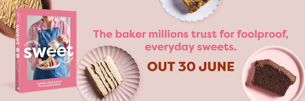 Banner for Jessica Holmes's new cookbook