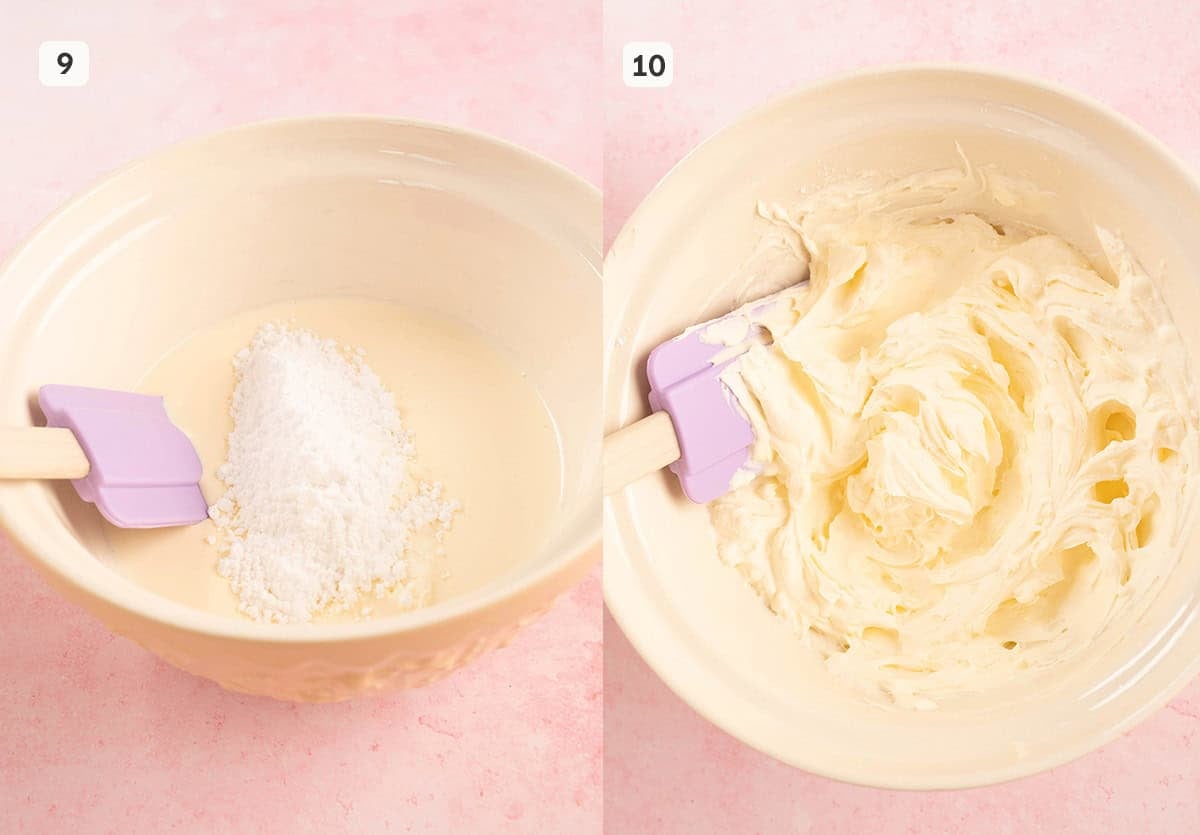 Photo tutorial showing how to make whipped cream from scratch. 