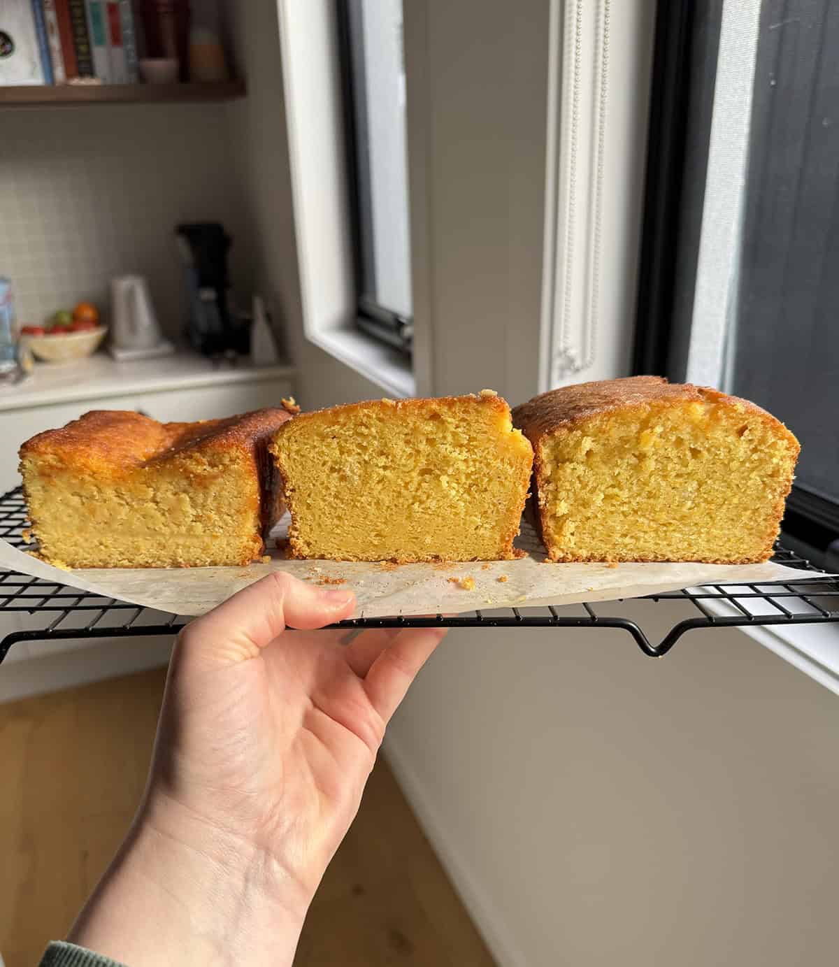 Jessica Holmes' recipe tests her whole orange cake.